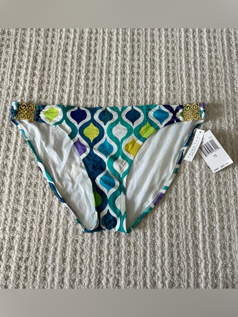Trina Turk Geometric Bikini Bottom